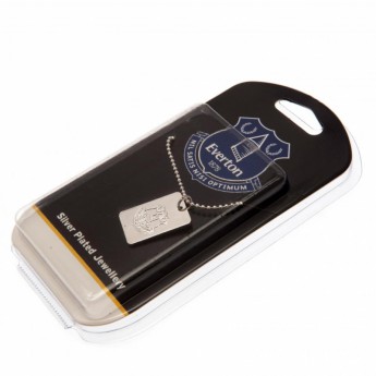 FC Everton retiazka na krk s psou známkou Silver Plated Dog Tag & Chain