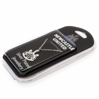 Newcastle United retiazka na krk s príveskom Silver Plated Pendant & Chain