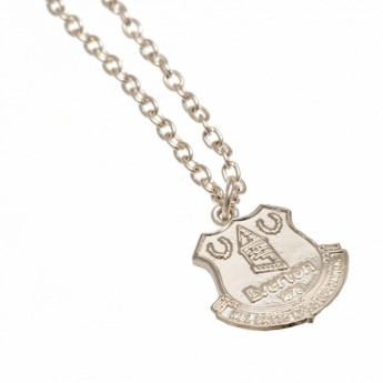 FC Everton retiazka na krk s príveskom Silver Plated Pendant & Chain