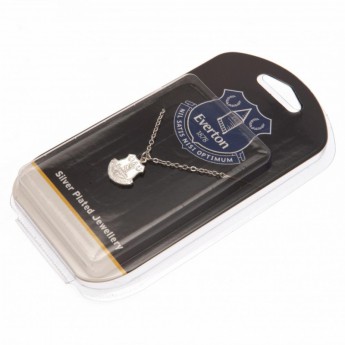 FC Everton retiazka na krk s príveskom Silver Plated Pendant & Chain