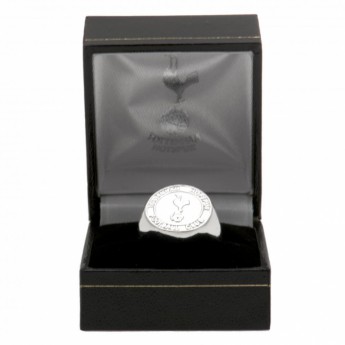 Tottenham prsteň Silver Plated Crest Medium