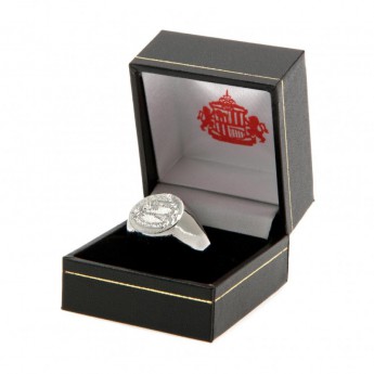 Sunderland prsteň Silver Plated Crest Ring Small