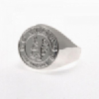 FC Chelsea prsteň Silver Plated Crest Ring Small