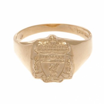FC Liverpool prsteň 9ct Gold Crest Medium
