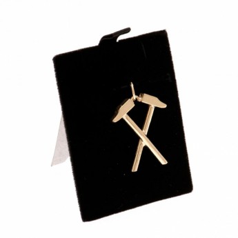 West Ham United zlatý prívesok 9ct Gold Pendant Hammers