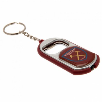 West Ham United prívesok s otvárakom Key Ring Torch Bottle Opener