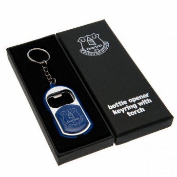 FC Everton prívesok s otvárakom Key Ring Torch Bottle Opener