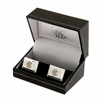 FC Rangers manžetové gombíky Silver Plated Cufflinks