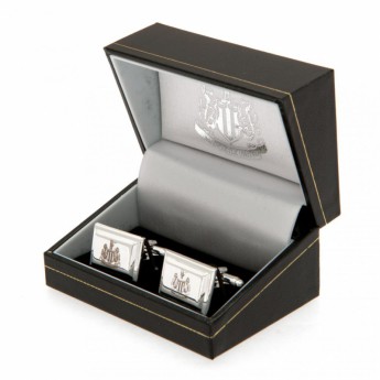 Newcastle United manžetové gombíky Silver Plated Cufflinks