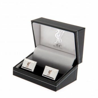 FC Liverpool manžetové gombíky Silver Plated Cufflinks