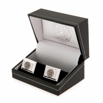 FC Celtic manžetové gombíky Silver Plated Cufflinks