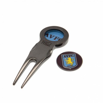 Aston Villa set vypichovátka s markovákom Divot Tool & Marker