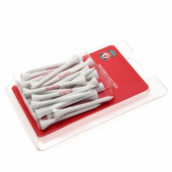 FC Liverpool golfová drevená tyčka Wooden Tees 20 pcs