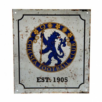 FC Chelsea ceduľa na stenu Retro Logo Sign