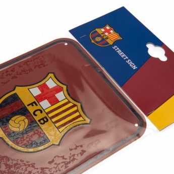 FC Barcelona kovová značka Home Changing Room Sign