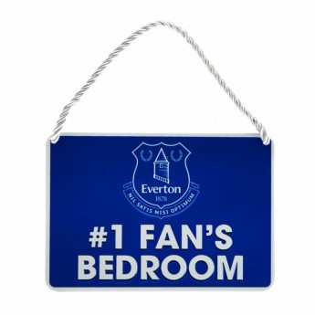 FC Everton značka do spálne Bedroom Sign No1 Fan