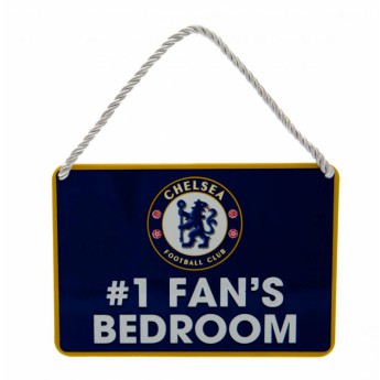 FC Chelsea značka do spálne blue Bedroom Sign No1 Fan