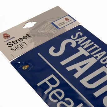 Real Madrid kovová značka Street Sign BL