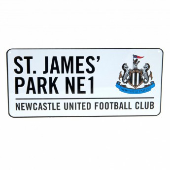 Newcastle United ceduľa na stenu Street Sign