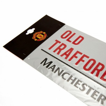 Manchester United ceduľa na stenu Street Sign
