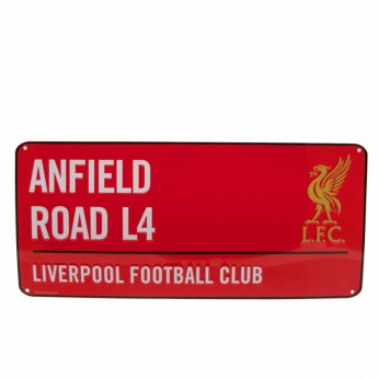 FC Liverpool ceduľa na stenu Street Sign RD
