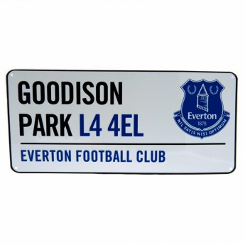 FC Everton ceduľa na stenu Street Sign