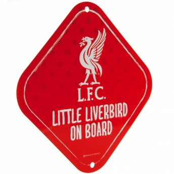 FC Liverpool nálepka dieťa v aute Little Dribbler