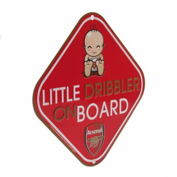 FC Arsenal nálepka dieťa v aute Little Dribbler