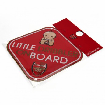 FC Arsenal nálepka dieťa v aute Little Dribbler