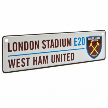 West Ham United ceduľa na okno Window Sign