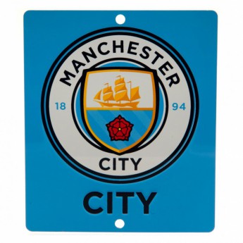Manchester City ceduľa na okno Window Sign SQ