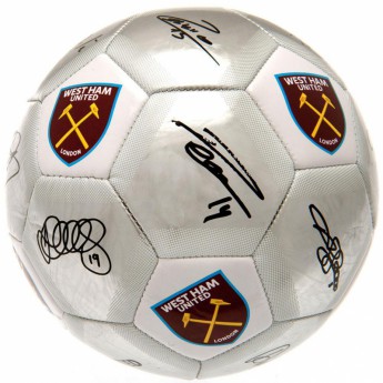 West Ham United podpísaná lopta Football Signature SV