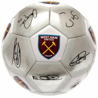 West Ham United podpísaná lopta Football Signature SV