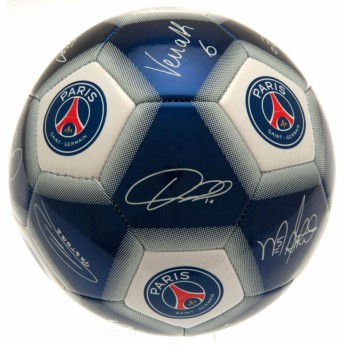 Paris Saint Germain podpísaná lopta Football Signature