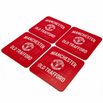 Manchester United set podtáciek 4pk Coaster Set