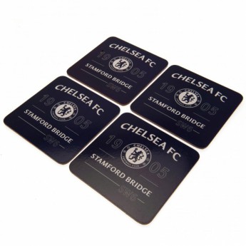 FC Chelsea set podtáciek 4pk Coaster Set