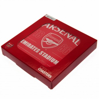 FC Arsenal set podtáciek 4pk Coaster Set