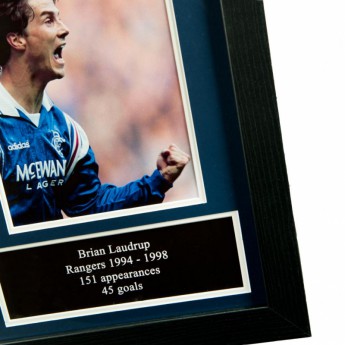 FC Rangers zarámovaný dres Laudrup Signed Shirt (Framed)
