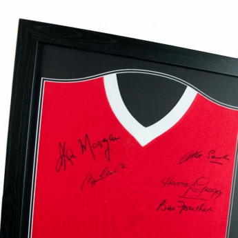 Legendy zarámovaný dres Manchester United 1958 Busby Babes Signed Shirt (Framed)