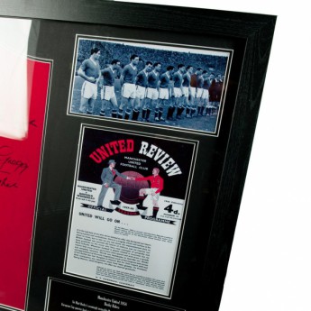Legendy zarámovaný dres Manchester United 1958 Busby Babes Signed Shirt (Framed)