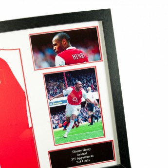 Legendy zarámovaný dres FC Arsenal Henry Signed Shirt (Framed)