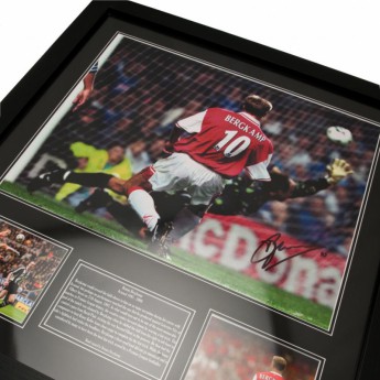 Legendy obrázok v rámčeku FC Arsenal Bergkamp Signed Framed Print