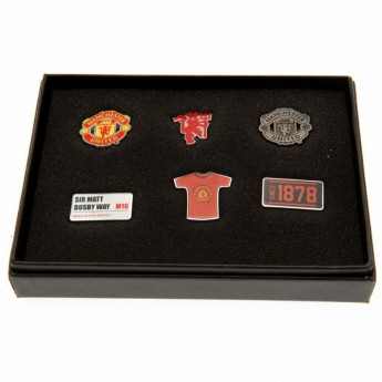 Manchester United set odznáčikov 6 Piece Badge Set