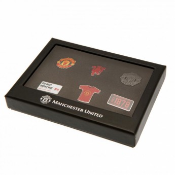 Manchester United set odznáčikov 6 Piece Badge Set