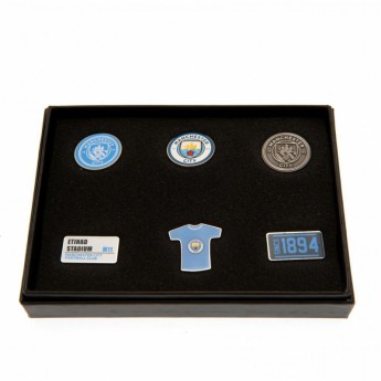 Manchester City set odznáčikov 6 Piece Badge Set