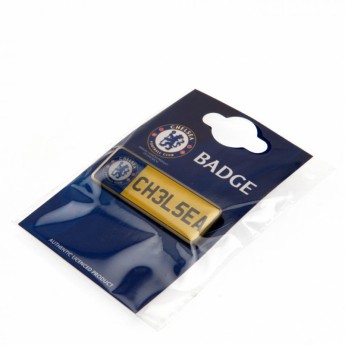 FC Chelsea odznak Number Plate Badge