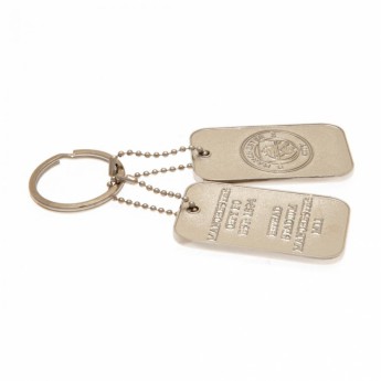 Manchester City kľúčenka Dog Tag Keyring