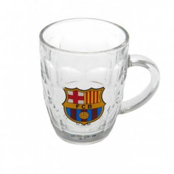 FC Barcelona krýgl pivné poháre glass logo