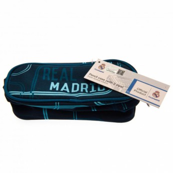 Real Madrid peračník Double Zip Pencil Case