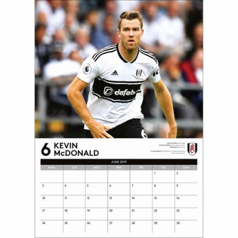 Fulham kalendár 2019 official A3